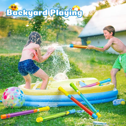 Water Polo Balls Bulk Set 80 Pack for Pool Games & 4-Piece Mini Water Gun with the Listed Color, Size or Set Options for Everyday Use