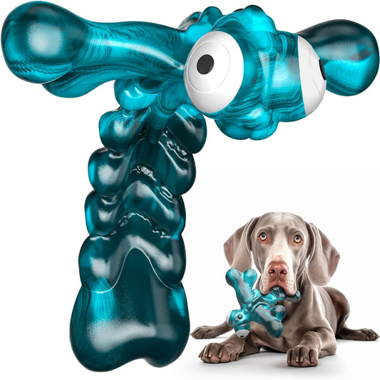 Interactive Dog Chew Toy Indestructible Nylon Bone for Aggressive Chewers – Bacon Flavor Durable Chew Toy for Large Medium Heavy Dogs