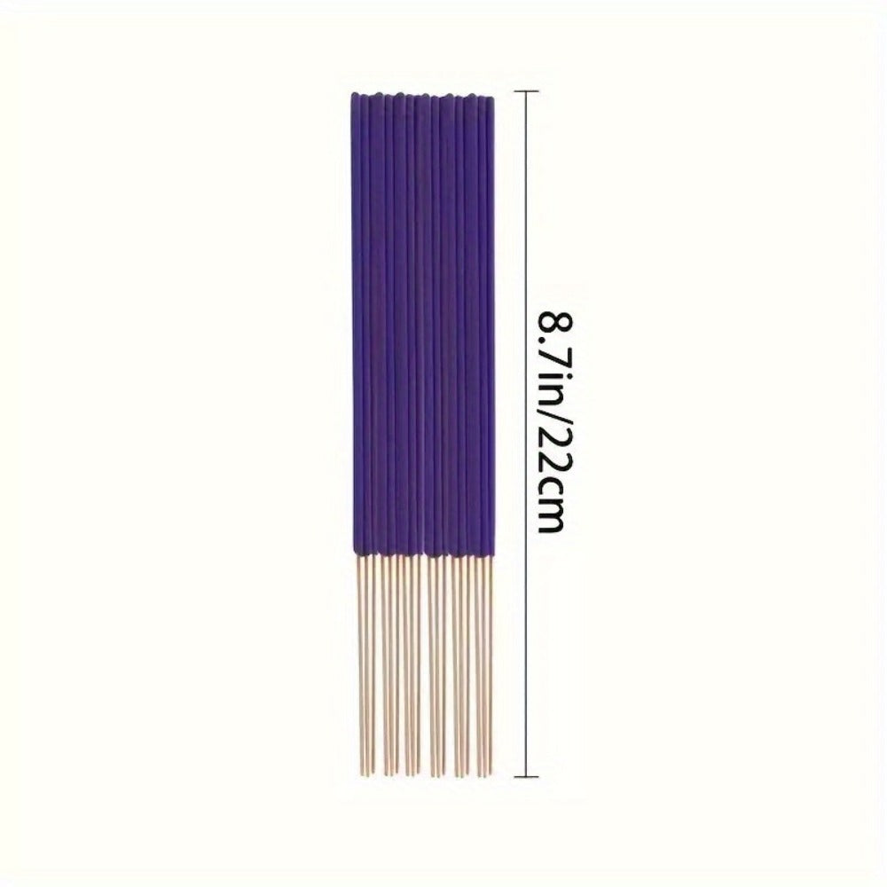 Lavender Incense Sticks 195pcs 8.7in Natural Aromatherapy Incense for Home Yoga Room for Entryways, Bedrooms and Living Spaces
