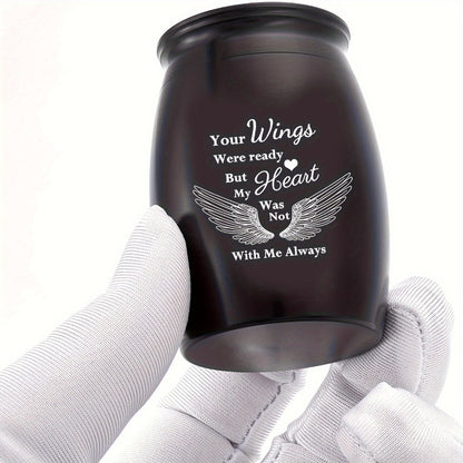 Mini Keepsake Urns for Human Ashes 4pcs, Small Metal Memorial Urn Set for Pet Ashes 1.57 Inch 4 Colors Remembrance Gift