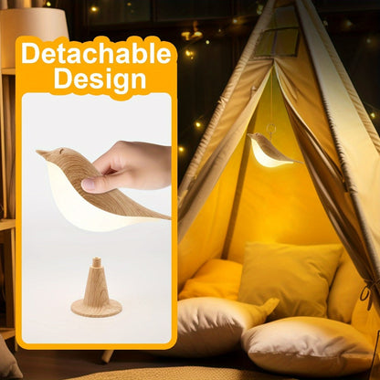 Magpie Bird Desk Lamp 2 Pack 16 Color Dimmable Cordless Night Light USB Charging Touch for Entryways, Bedrooms and Living Spaces