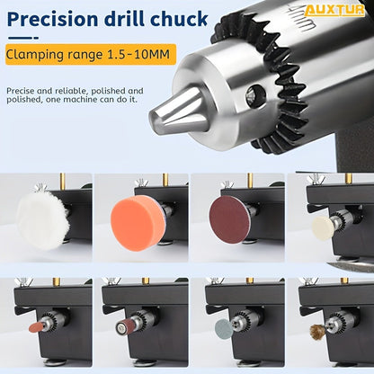Mini Table Saw Multifunctional Desktop Cutting Machine, 100W Motor, 7-Speed Adjustable, 0-90° Angle Cut
