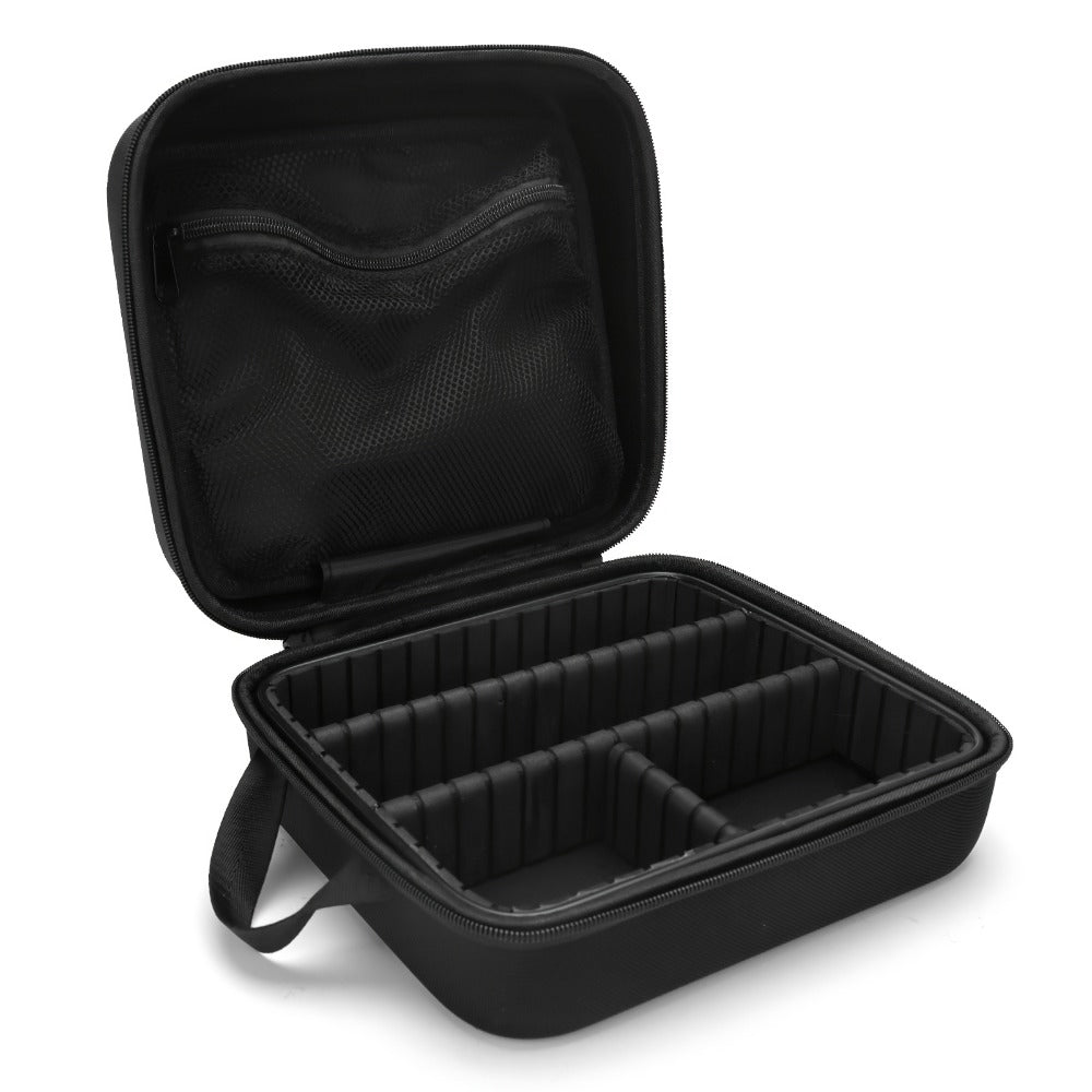 Hard Shell Barber Case Portable – Hair Clipper Trimmer Beauty Tools Organizer Travel Storage Bag Barbershop Styling Kit Carrying Case