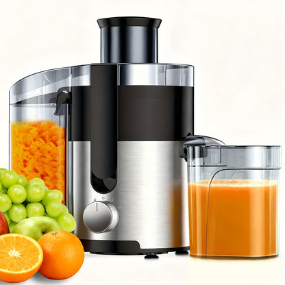 Centrifugal Juicer 600W Wide Mouth Juice Extractor - 3-Inch Feed Chute, High Juice Yield, Fast Juicing