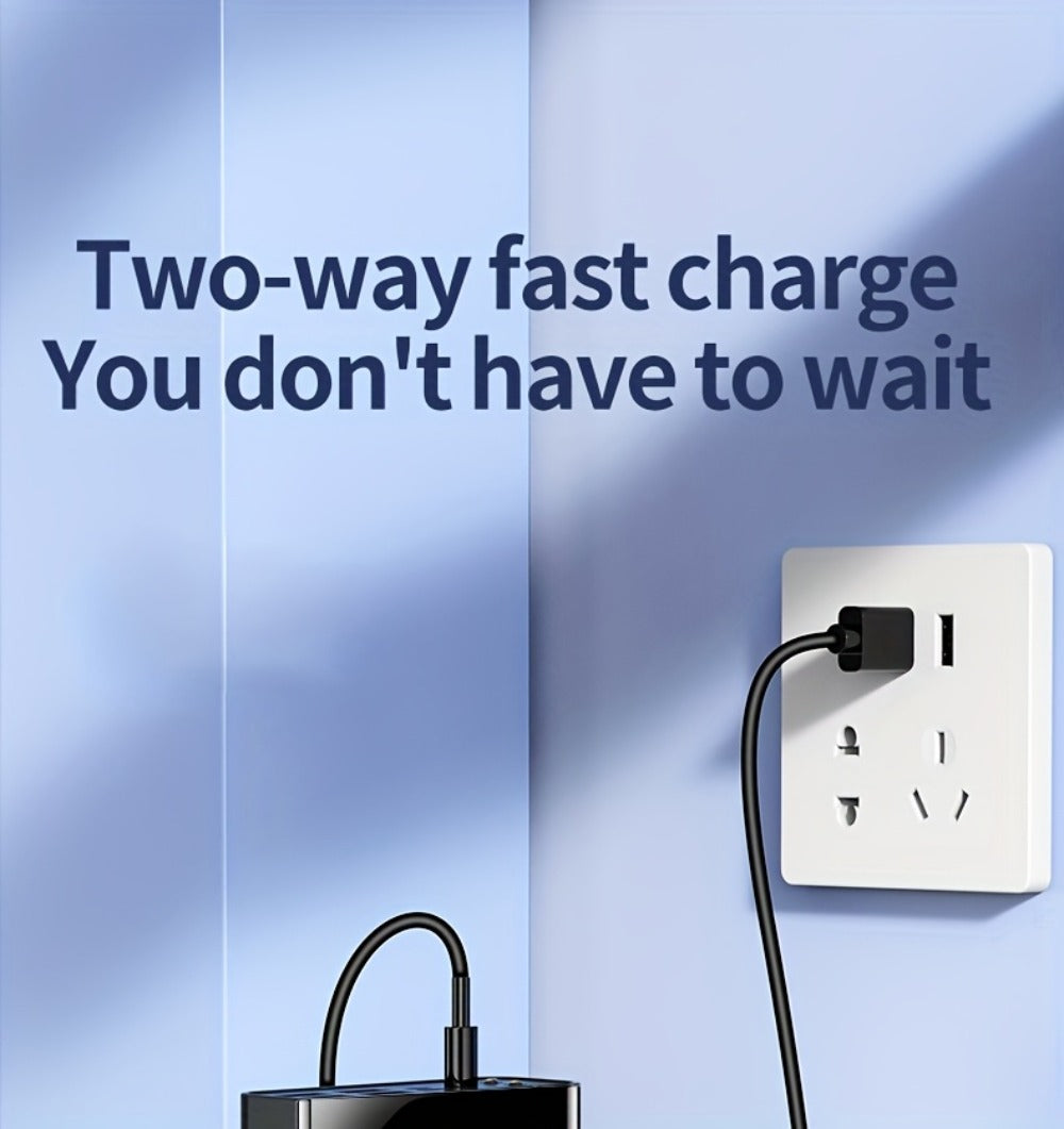 50000mAh High Power Bank Portable Charger LED Display USB-C Micro USB Fast Charging Multi-Port for an Everyday Personal Care Routine