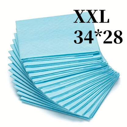 Pet Pee Pads 100-Pack 6-Layer Thickened Super Absorbent 34x28 Inch – Leakproof Tear-Resistant Odor-Reducing Dog Training Pads for Puppies