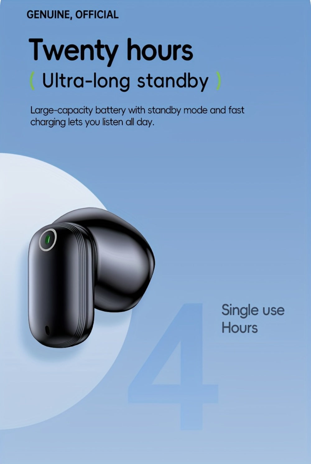 Wireless Earbuds Acer OHR501 Bluetooth 5.4 Semi-In-Ear with Touch Controls, Type-C Case and Eight Colors