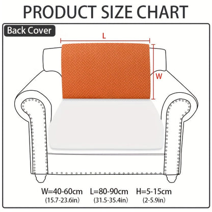 Sofa Cover Sectional Panel Options for Single to 4 Seats, Chaise, Armrest Pair or Backrest in Five Colors