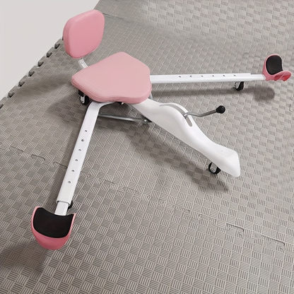 Leg Stretcher Splits Trainer 2-in-1 – 180° Adjustable, 7-Level Foot Support, Backrest & Plank Support, Foldable Ligament Stretcher for Yoga