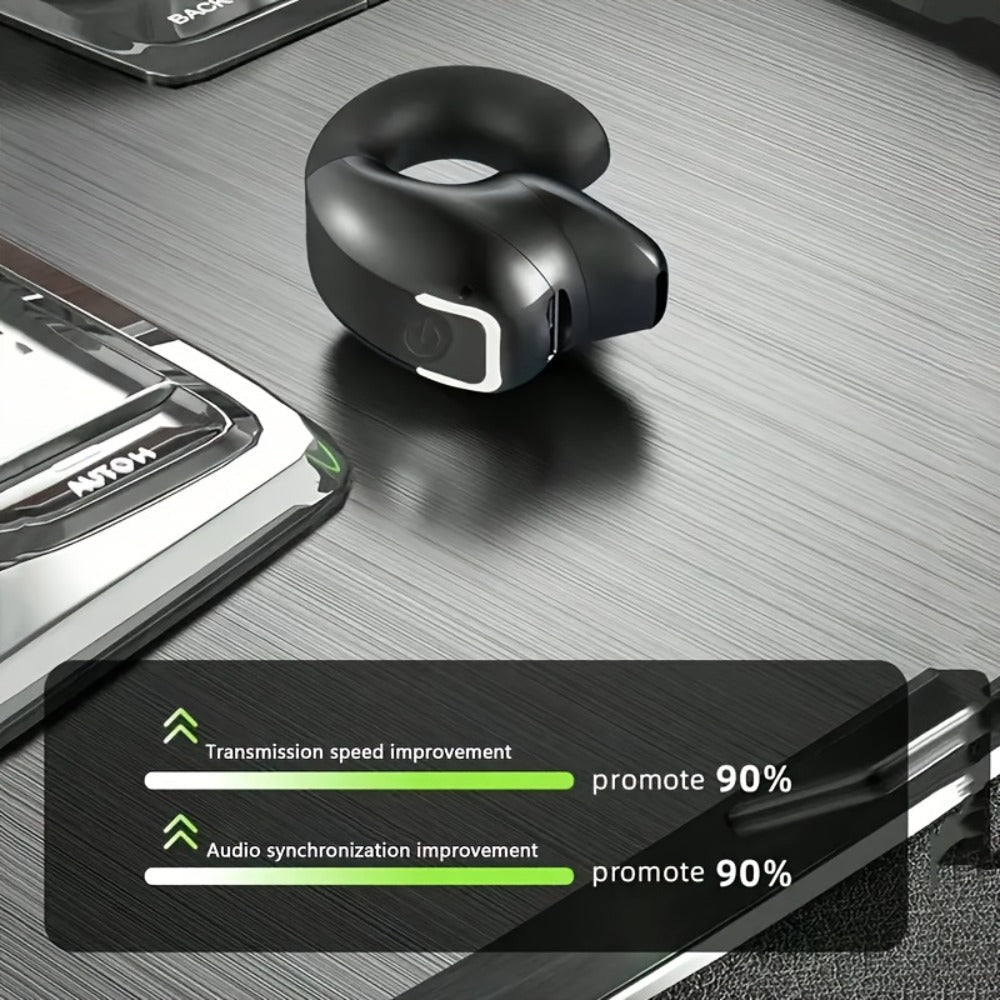 Wireless Earbuds Lightweight In-Ear with Call Noise Reduction, Type-C Charging and Black Color Choice