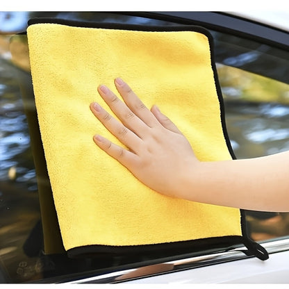 Microfiber Car Cleaning Towels 10pcs – Lint-Free Streak-Free Absorbent Wash & Dry Cloths for Car Exterior, Interior