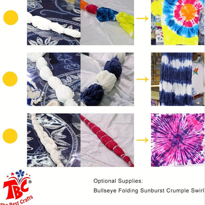Tie Dye Kit 24 Colors All-in-One Set for Kids Teens Adults & Beginners, Squeeze Bottles Gloves Rubber Bands Carry Case