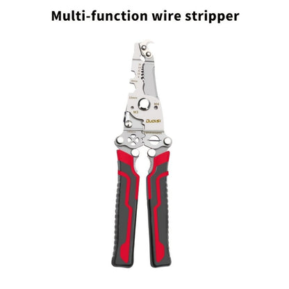 Folding Wire Stripper Multifunctional Pliers Crimping Cutter Tool for Electrician Cable DIY for Entryways, Bedrooms and Living Spaces