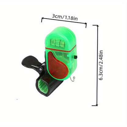 Fishing Bite Alarm Set of 4 with Sound Alert & LED Indicator – All-Weather Portable Electronic Fish Bite Detector for Night Fishing