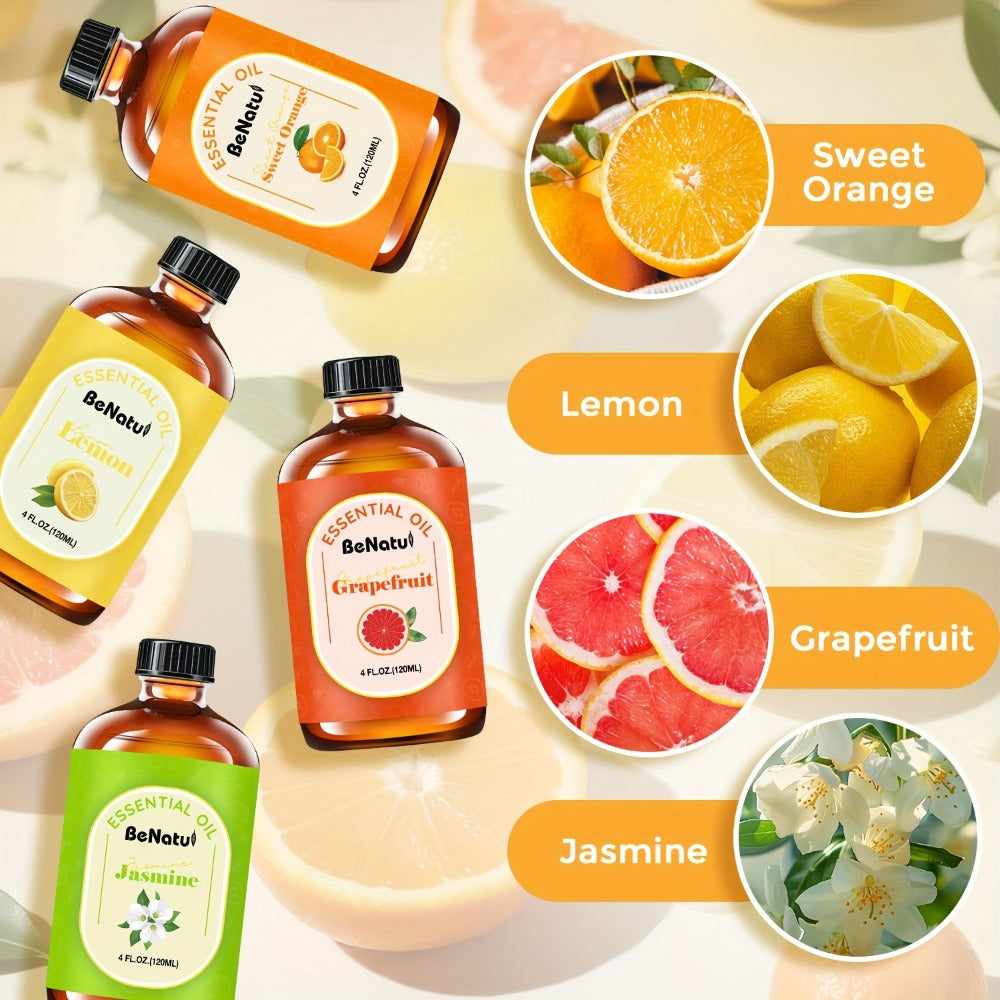 Large 120ml Aromatic Oil Bottles in Lavender, Peppermint, Eucalyptus and Seven More Options