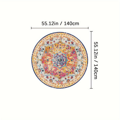 Outdoor Rug | Bohemian Vintage Machine Washable Patio RV Camping Picnic