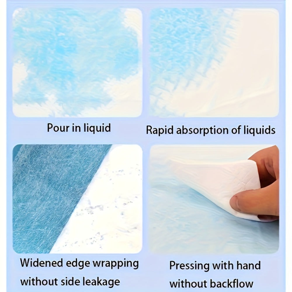 Disposable Incontinence Bed Pads for Adults and Elderly Thickened Highly Leak-Proof Underpads for Entryways, Bedrooms and Living Spaces
