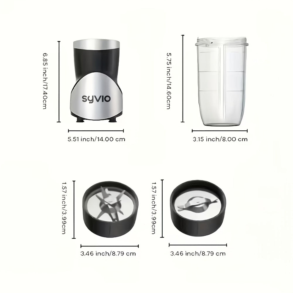 Personal Blender & Smoothie Maker 12-in-1, High-Powered Protein Shake Mixer, Multi-Function Grinder