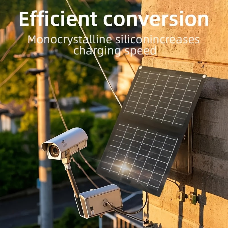 Solar Panel Charger, Foldable Portable Camping RV Power Station Laptop for Garden, Patio and Yard Use