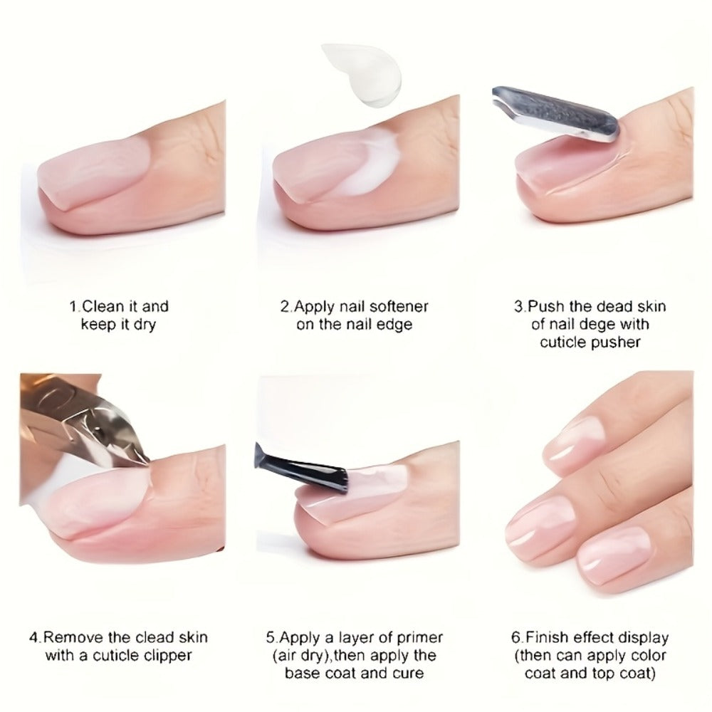Nail Cuticle Remover Stick 3-Pack Dead Skin Softener with Nail Oil Formula – Anti-Hangnail Cuticle Care Tool for Finger Trimming Nail Art