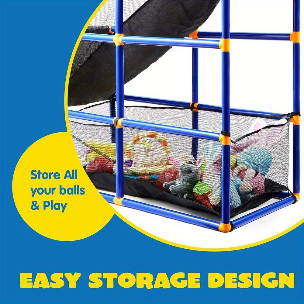 Kids Adjustable Basketball Hoop Set Arcade-Style Stand 4 Balls Air Pump with the Listed Color, Size or Set Options for Everyday Use