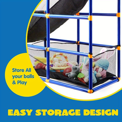Kids Adjustable Basketball Hoop Set Arcade-Style Stand 4 Balls Air Pump with the Listed Color, Size or Set Options for Everyday Use