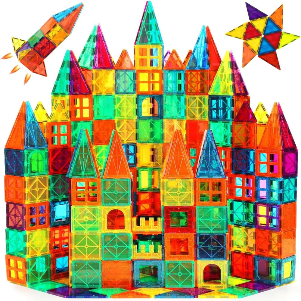 Animal Village Magnetic Building Blocks 102pcs for Kids Ages 3 4 5 6 with the Listed Color, Size or Set Options for Everyday Use