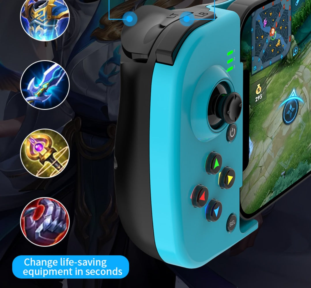 Expandable Mobile Game Controller D3 Joystick with M2 Aim-Assist, Plug & Play for Android iOS HarmonyOS