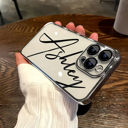 Custom Name Calligraphy Phone Case Personalized Transparent DIY Gift for iPhone for an Everyday Personal Care Routine