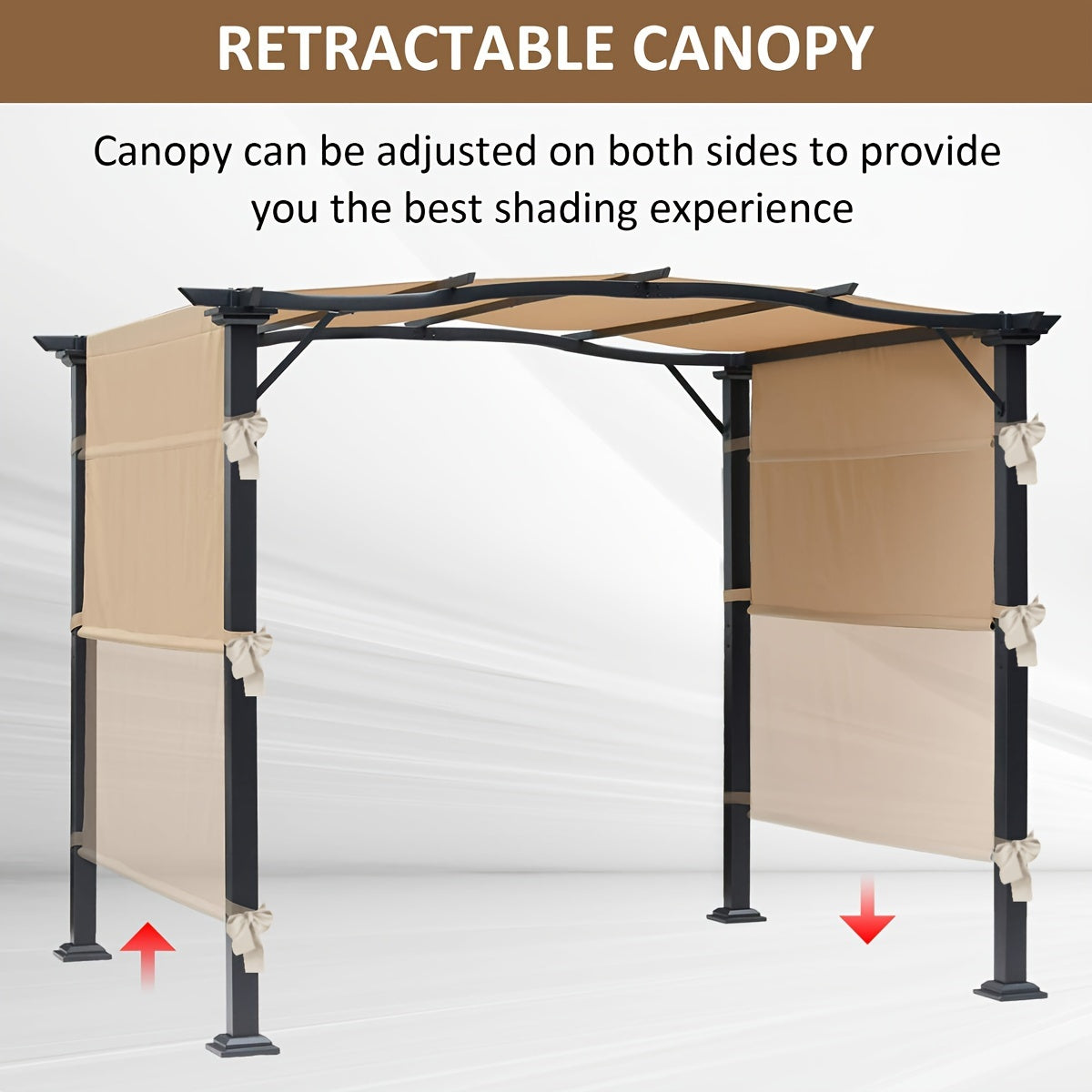 Pergola Replacement Canopy Panel UV Sun Protection | Patio Shade Cover