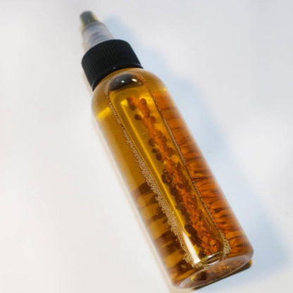 Rosemary and Fenugreek 10-in-1 Hair and Scalp Oil, 100ml Dropper Bottle with Ten Printed Botanical Oils