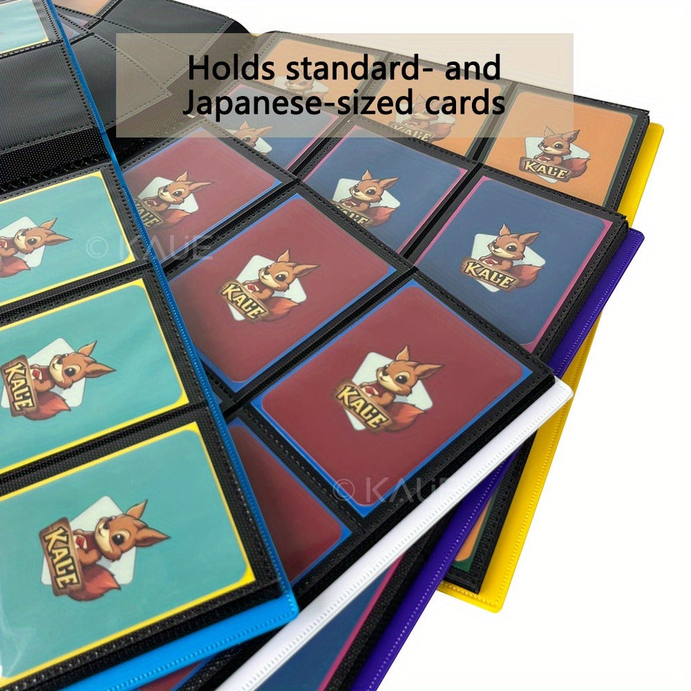 Pokemon Card Binder 360 Pocket 9-Pocket Side Loading – Durable PP Trading Card Album for MTG YuGiOh Sports Cards TCG, Double-Sided Pages