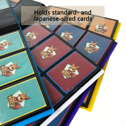 Pokemon Card Binder 360 Pocket 9-Pocket Side Loading – Durable PP Trading Card Album for MTG YuGiOh Sports Cards TCG, Double-Sided Pages
