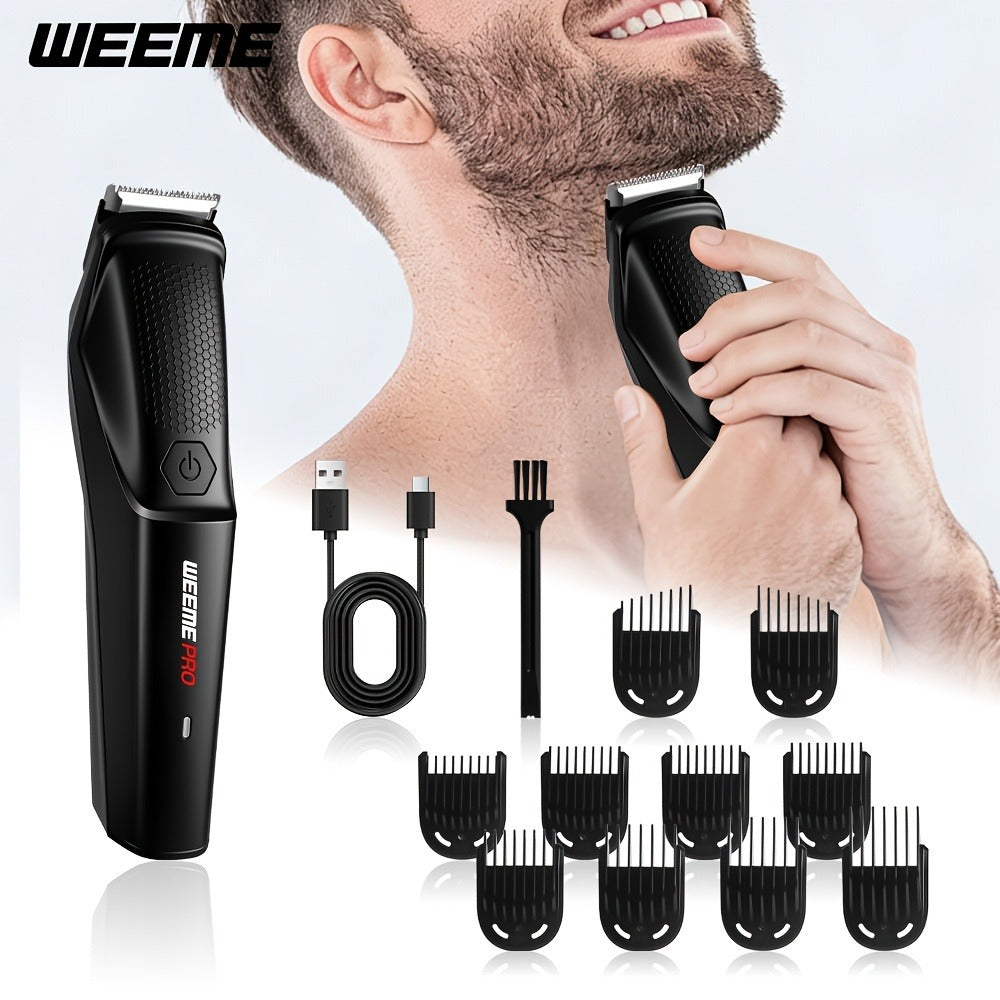 Beard Trimmer for Men - Professional Hair Clipper Electric Razor Zero Gapped T-Blade Edger for Entryways, Bedrooms and Living Spaces