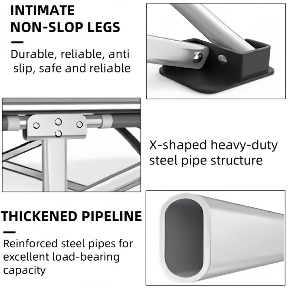 75-Inch Oversized Folding Bed with Tool-Free Assembly for Bedroom Comfort and Support detail image - detail view 14