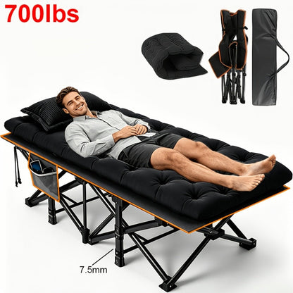 75-Inch Oversized Folding Bed with Tool-Free Assembly for Bedroom Comfort and Support detail image - detail view 3
