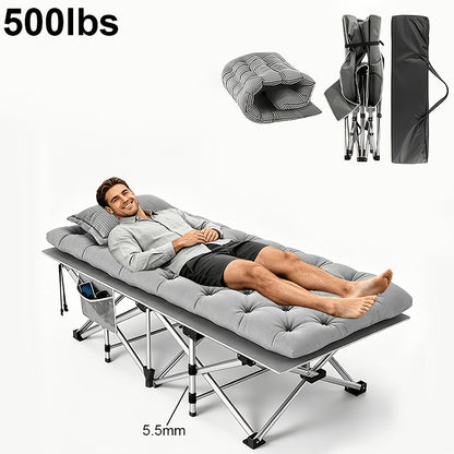 Folding Bed shown in the Gray(500lbs) option