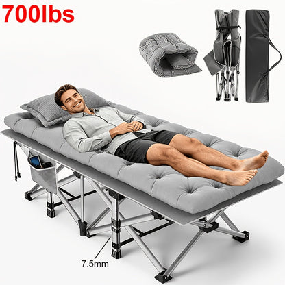 Folding Bed shown in the Gray-700lbs option
