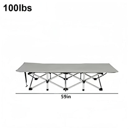 Folding Bed shown in the Small Without Mattress-100lb option