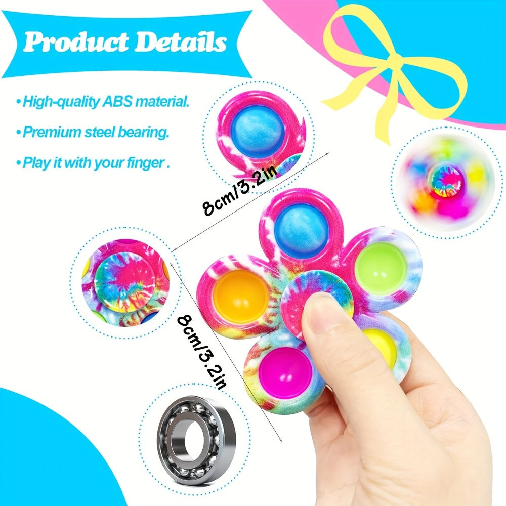 Sensory Fidget Spinners Bulk 30 Pack with the Listed Color, Size or Set Options for Everyday Carry