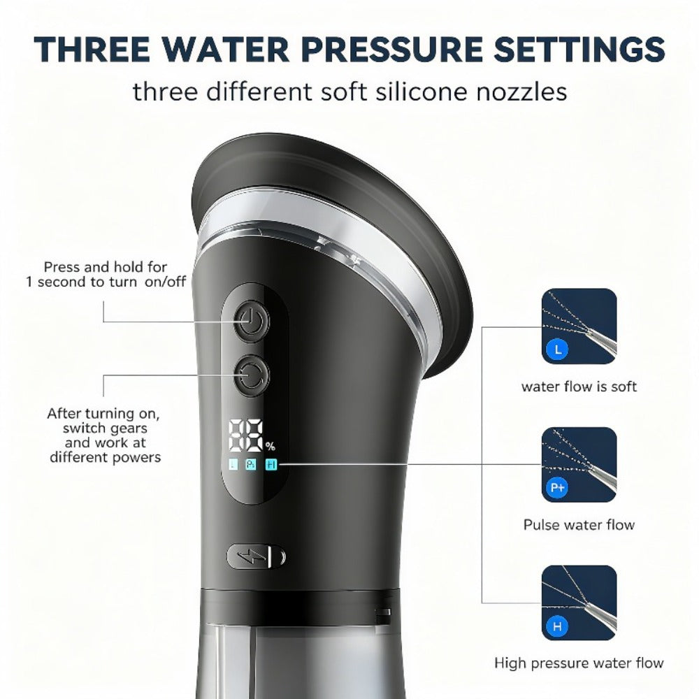 Earwax Removal Kit Pro with Visual Waste Tank, Interchangeable Nozzles, USB Rechargeable Ear Cleaner for Adults