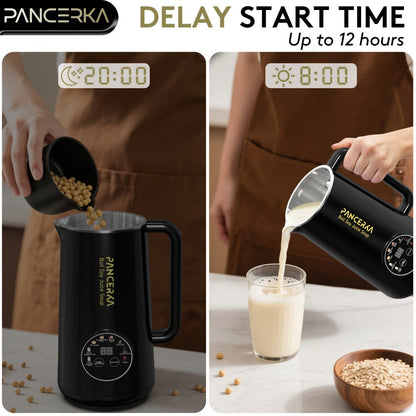 Soy Milk Maker Automatic Nut Milk Machine 27oz – One-Touch Operation, Multi-Functional for Almond, Oat, Soy