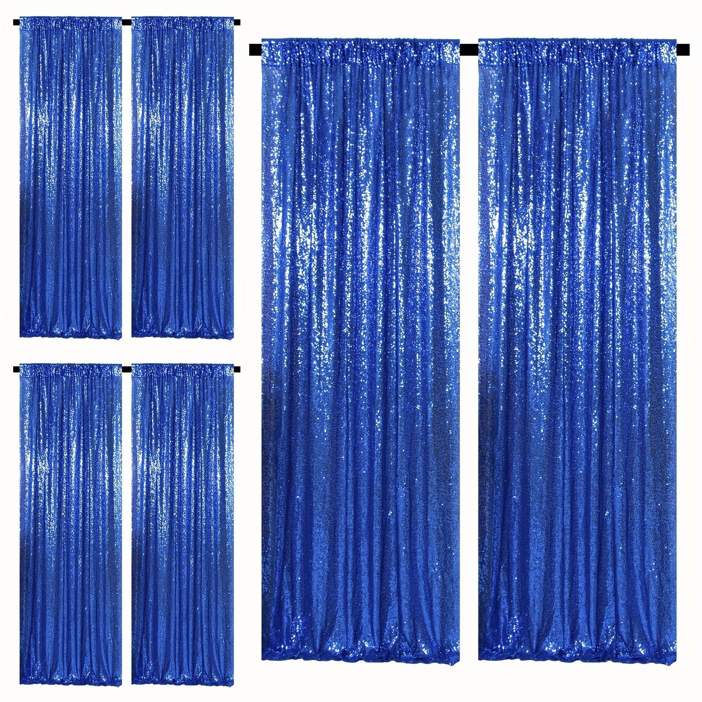 Sequin Backdrop Curtains 2FTx8FT Glitter Photography Background Panels for Party Wedding Birthday for an Everyday Personal Care Routine