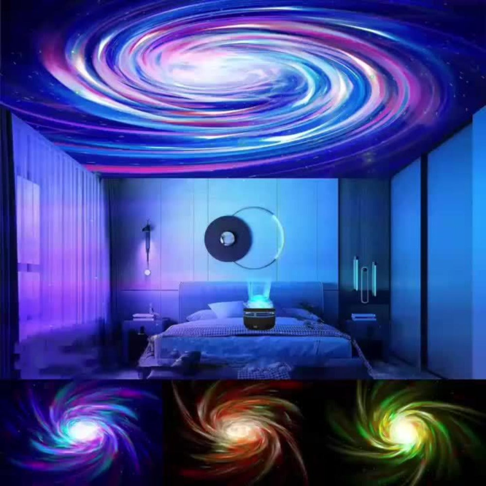 Star Projector Galaxy Night Light with Remote, Aurora Borealis LED Starry Sky Projector, 7 Lighting Effects for Bedroom