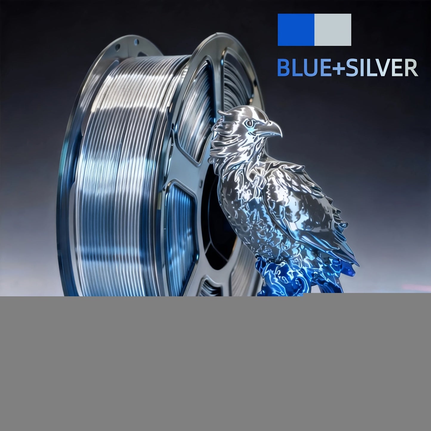 Dual Color PLA Filament 1.75mm 250g Vacuum Packed – Neatly Wound High Precision ±0.02mm Smooth Printing Two-Tone Gradient 3D Printer
