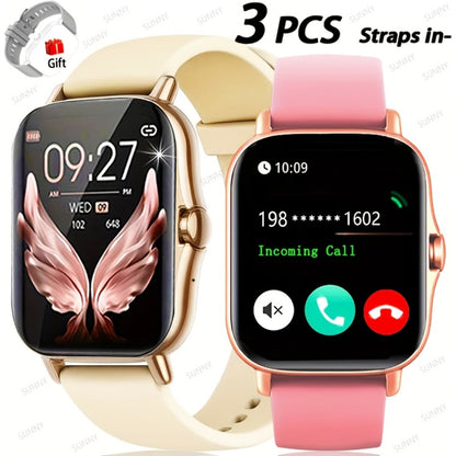 Smartwatch 1.83 Inch Full Touch with Bonus Strap, Calling, Pedometer and Exercise Modes in Two Colors