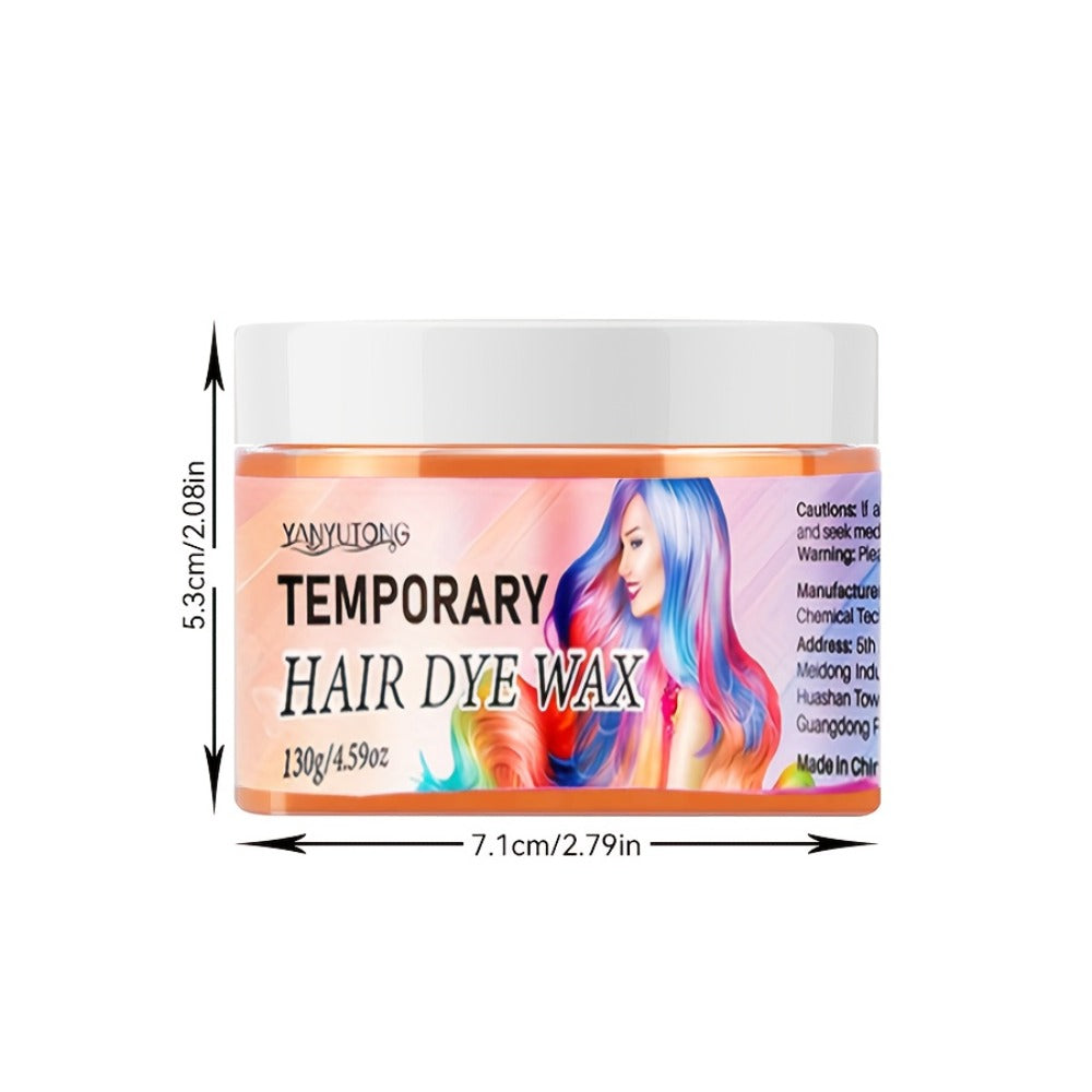 Temporary Hair Dye Wax 130g Instant Vivid Color Styling for Party Halloween Cosplay Festival, No Bleach No Damage