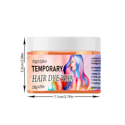 Temporary Hair Dye Wax 130g Instant Vivid Color Styling for Party Halloween Cosplay Festival, No Bleach No Damage