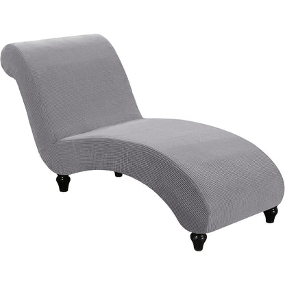Chaise Lounge Cover Stretch Slipcover Jacquard Fabric Chair Sofa Protector for Living Room Bedroom Multi-Color