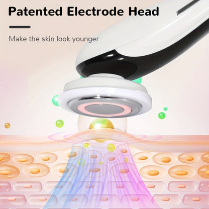 4-in-1 LED Face Neck Massager USB Powered Vibration Facial Lifting Device - Handle Portable Beauty Tool for Home or Salon Spa Use